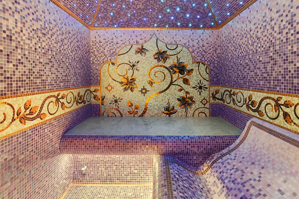 декоративное мозаичное панно для хамама